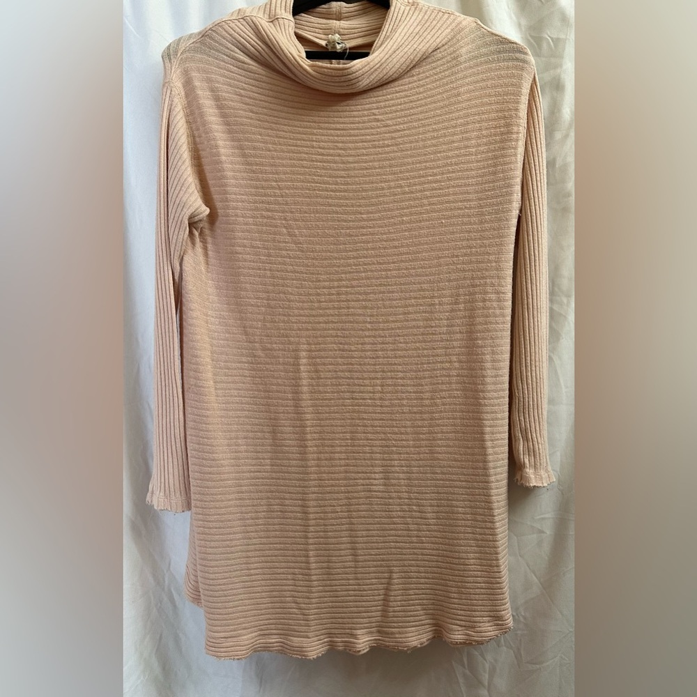 We The Free (Free People) Oversized Cowl Neck Top Sz S